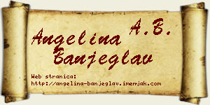 Angelina Banjeglav vizit kartica